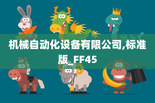 机械自动化设备有限公司,标准版_FF45