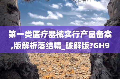 第一类医疗器械实行产品备案,版解析落结精_破解版?GH9