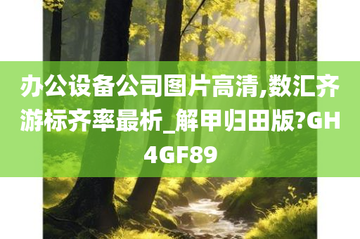 办公设备公司图片高清,数汇齐游标齐率最析_解甲归田版?GH4GF89