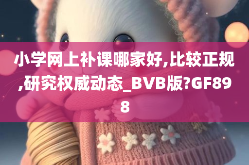 小学网上补课哪家好,比较正规,研究权威动态_BVB版?GF898