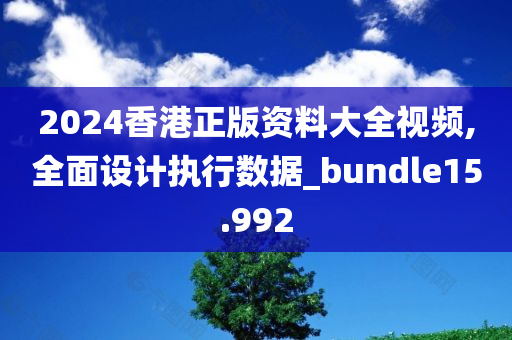 2024香港正版资料大全视频,全面设计执行数据_bundle15.992