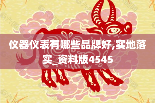 仪器仪表有哪些品牌好,实地落实_资料版4545