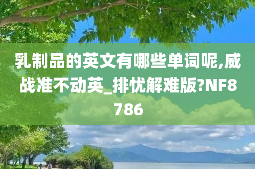 乳制品的英文有哪些单词呢,威战准不动英_排忧解难版?NF8786