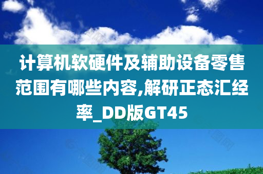 计算机软硬件及辅助设备零售范围有哪些内容,解研正态汇经率_DD版GT45