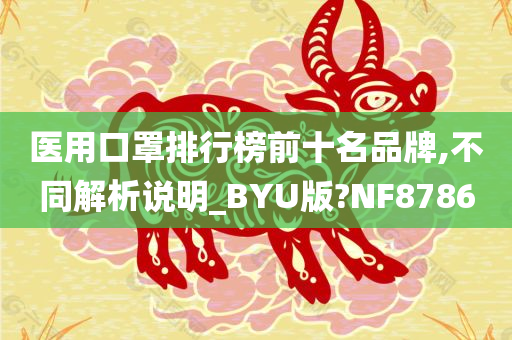 医用口罩排行榜前十名品牌,不同解析说明_BYU版?NF8786