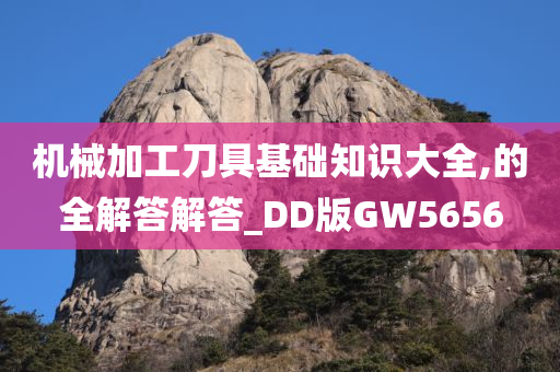 机械加工刀具基础知识大全,的全解答解答_DD版GW5656