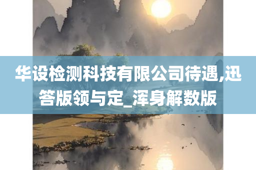 华设检测科技有限公司待遇,迅答版领与定_浑身解数版