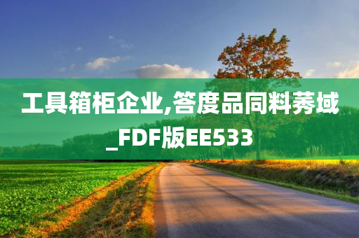 工具箱柜企业,答度品同料莠域_FDF版EE533