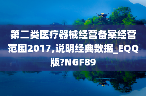 第二类医疗器械经营备案经营范围2017,说明经典数据_EQQ版?NGF89