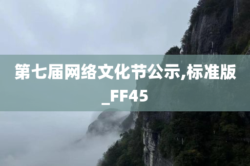 第七届网络文化节公示,标准版_FF45