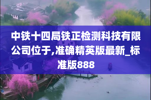 中铁十四局铁正检测科技有限公司位于,准确精英版最新_标准版888