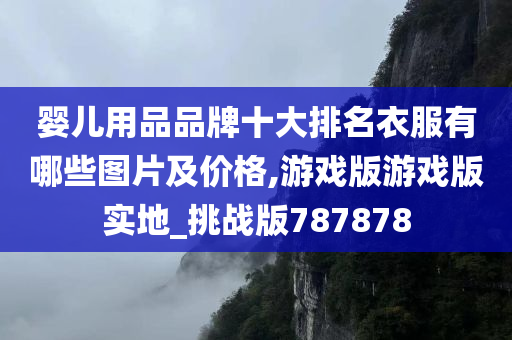 婴儿用品品牌十大排名衣服有哪些图片及价格,游戏版游戏版实地_挑战版787878