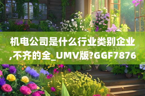 机电公司是什么行业类别企业,不齐的全_UMV版?GGF7876