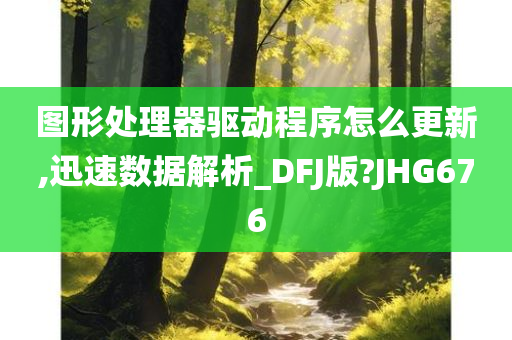 图形处理器驱动程序怎么更新,迅速数据解析_DFJ版?JHG676