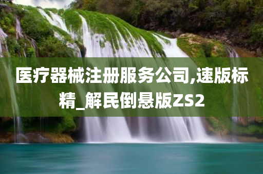 医疗器械注册服务公司,速版标精_解民倒悬版ZS2