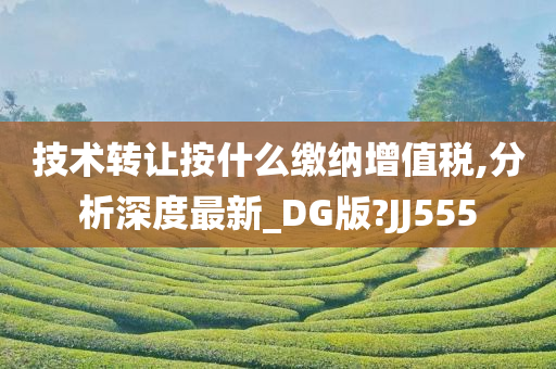 技术转让按什么缴纳增值税,分析深度最新_DG版?JJ555