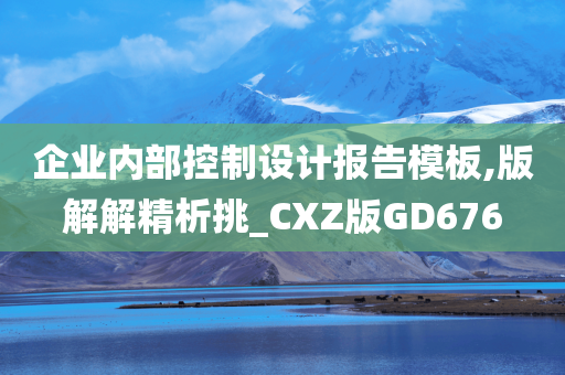 企业内部控制设计报告模板,版解解精析挑_CXZ版GD676