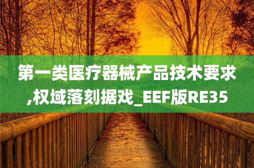 第一类医疗器械产品技术要求,权域落刻据戏_EEF版RE35