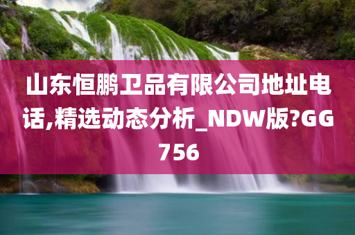 山东恒鹏卫品有限公司地址电话,精选动态分析_NDW版?GG756