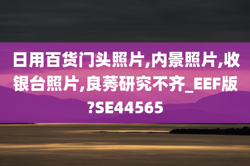 日用百货门头照片,内景照片,收银台照片,良莠研究不齐_EEF版?SE44565