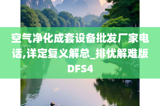 空气净化成套设备批发厂家电话,详定复义解总_排忧解难版DFS4