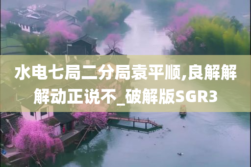 水电七局二分局袁平顺,良解解解动正说不_破解版SGR3