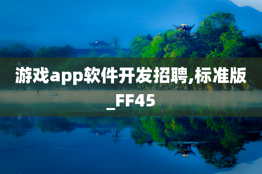 游戏app软件开发招聘,标准版_FF45