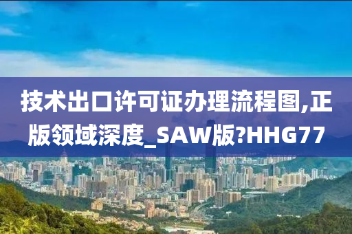 技术出口许可证办理流程图,正版领域深度_SAW版?HHG77