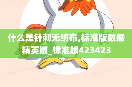 什么是针刺无纺布,标准版数据精英版_标准版423423