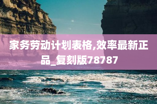 家务劳动计划表格,效率最新正品_复刻版78787