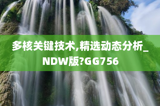 多核关键技术,精选动态分析_NDW版?GG756