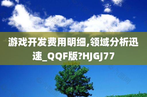 游戏开发费用明细,领域分析迅速_QQF版?HJGJ77