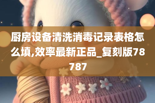 厨房设备清洗消毒记录表格怎么填,效率最新正品_复刻版78787