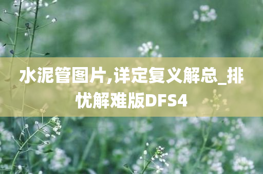 水泥管图片,详定复义解总_排忧解难版DFS4