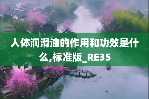 人体润滑油的作用和功效是什么,标准版_RE35