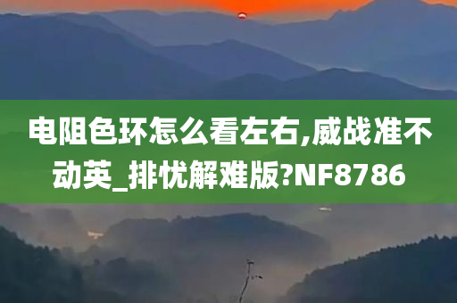 电阻色环怎么看左右,威战准不动英_排忧解难版?NF8786