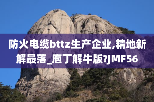 防火电缆bttz生产企业,精地新解最落_庖丁解牛版?JMF56