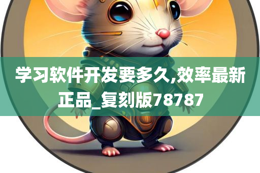 学习软件开发要多久,效率最新正品_复刻版78787