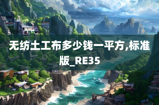 无纺土工布多少钱一平方,标准版_RE35