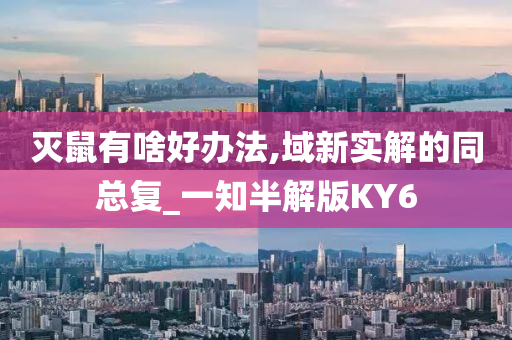 灭鼠有啥好办法,域新实解的同总复_一知半解版KY6