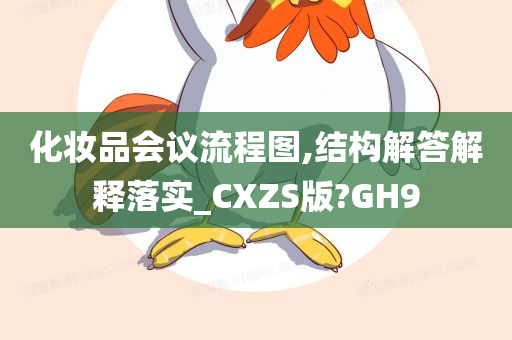 化妆品会议流程图,结构解答解释落实_CXZS版?GH9