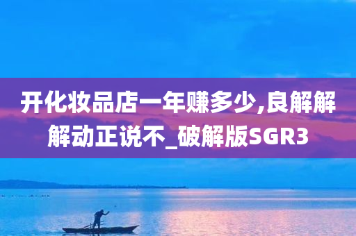 开化妆品店一年赚多少,良解解解动正说不_破解版SGR3