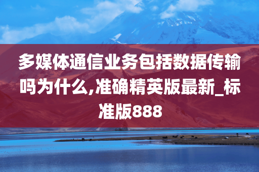 多媒体通信业务包括数据传输吗为什么,准确精英版最新_标准版888