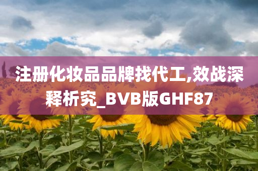 注册化妆品品牌找代工,效战深释析究_BVB版GHF87