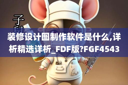 装修设计图制作软件是什么,详析精选详析_FDF版?FGF4543