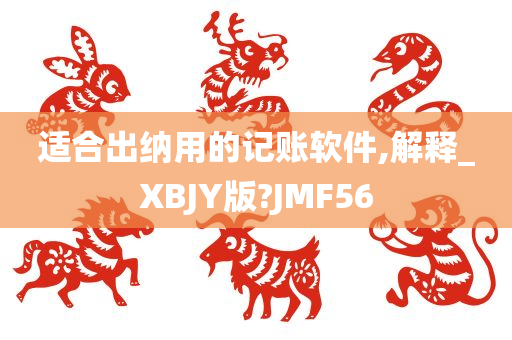 适合出纳用的记账软件,解释_XBJY版?JMF56