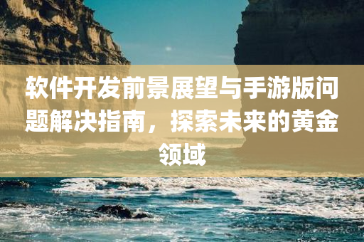 软件开发前景展望与手游版问题解决指南，探索未来的黄金领域