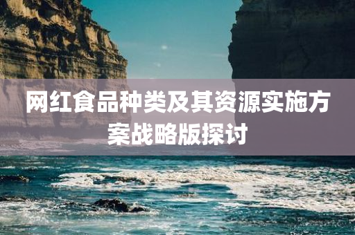 网红食品种类及其资源实施方案战略版探讨