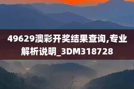 49629澳彩开奖结果查询,专业解析说明_3DM318728