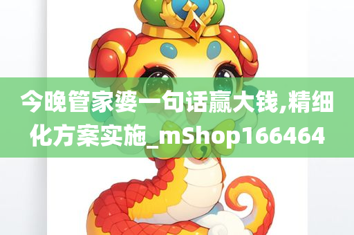 今晚管家婆一句话赢大钱,精细化方案实施_mShop166464